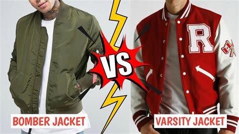 Letterman Jacket Vs Bomber Jacket