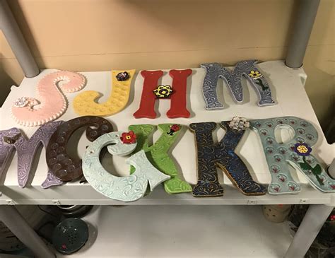Letters For Ceramics
