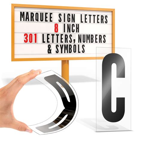 letters for marquee sign