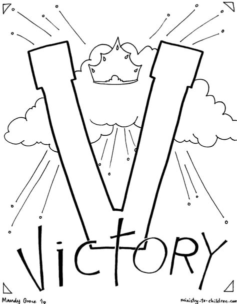 Letters For Victory Printable