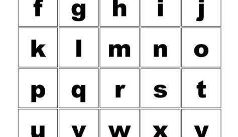 lettres de l'alphabet à imprimer (capitale, script et cursive) - blog