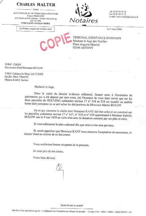 lettre de renoncement de succession Modele de lettre type