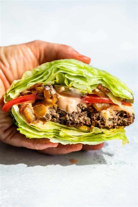 Lettuce Burger Wrap