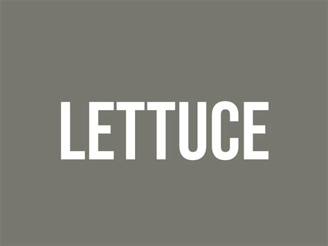 Lettuce Slang Definition
