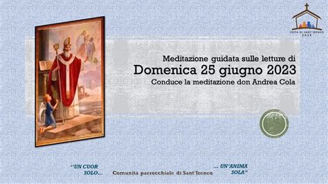 letture domenica 25 giugno 2023