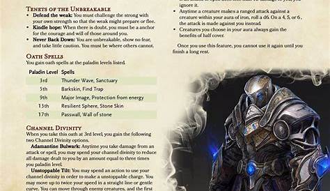 Pin by Gabe Franks on Dnd in 2021 | Dnd paladin, Dnd classes, D&d classes