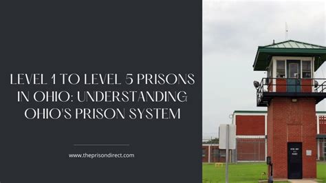 level 1 prisons in ohio
