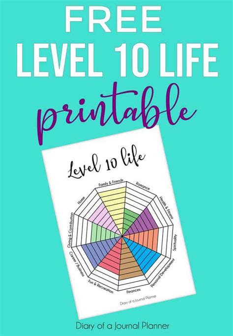 Level 10 Life Printables