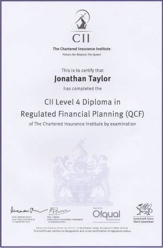 level 4 financial planning