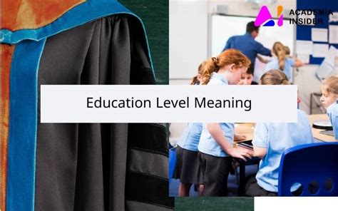 Level Education Meaning