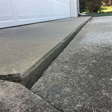 leveling concrete driveway