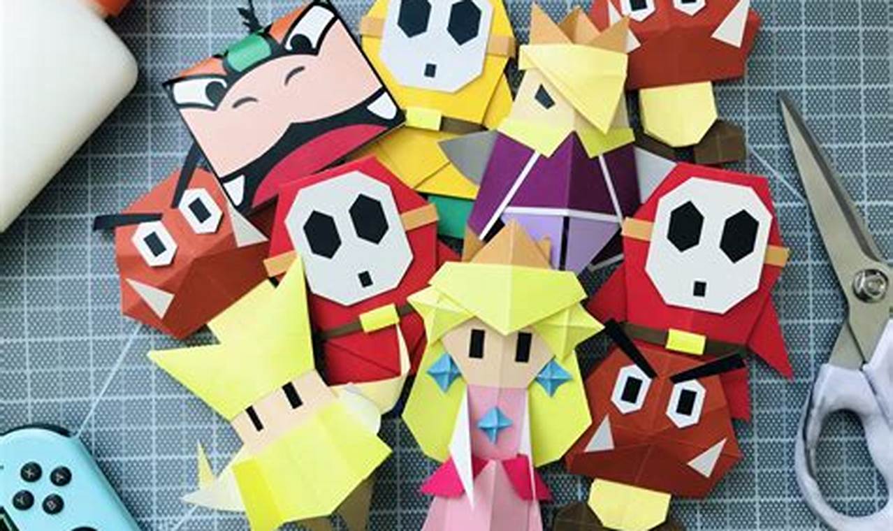 levels in paper mario origami king