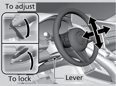 Lever Behind Steering Wheel