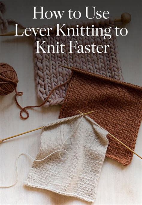 Lever Knitting Method