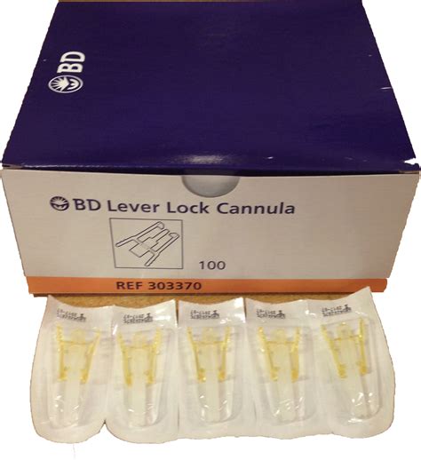 Lever Lock Cannula Use