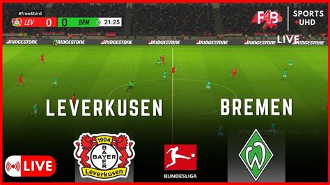 leverkusen vs bremen live