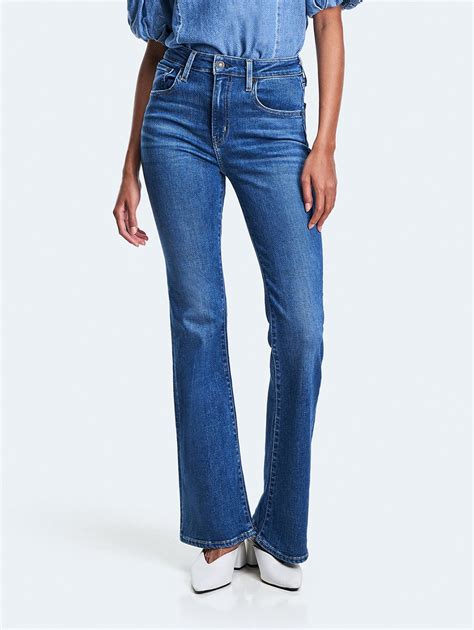 levi's 726 high rise flare jeans