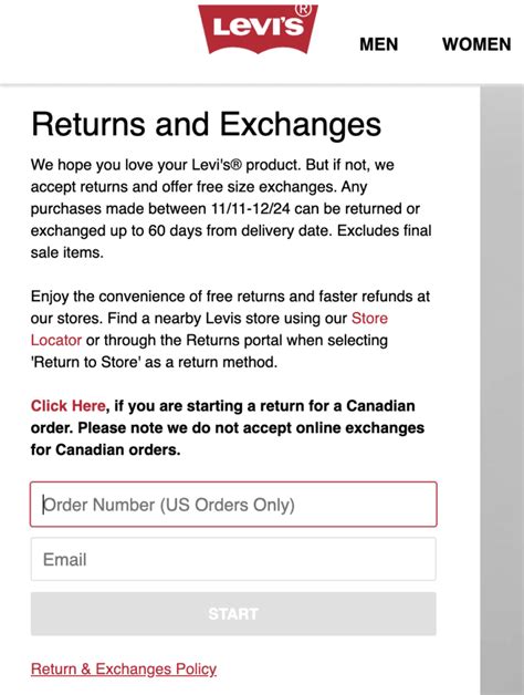 Levi's Return Policy Without Receipt
