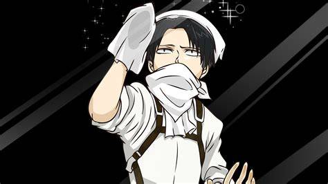 Levi Ackerman Cleaning Wallpaper imgAbbey
