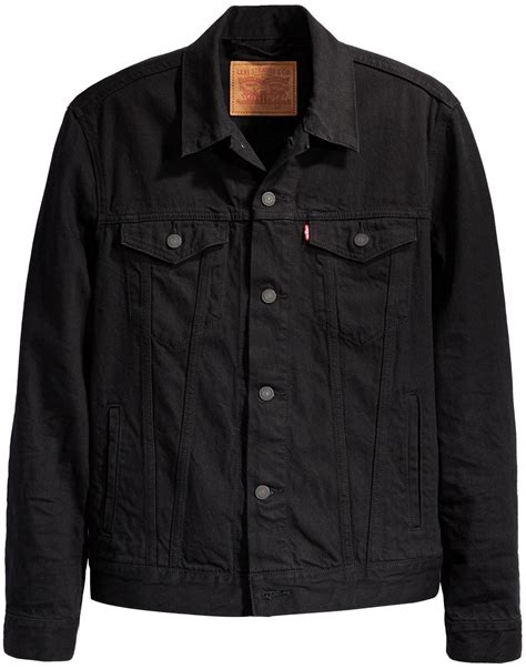 levi strauss black denim jacket