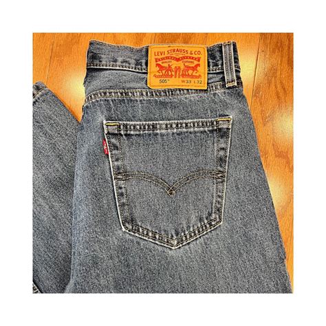 levis 505 mens jeans 33 x 32