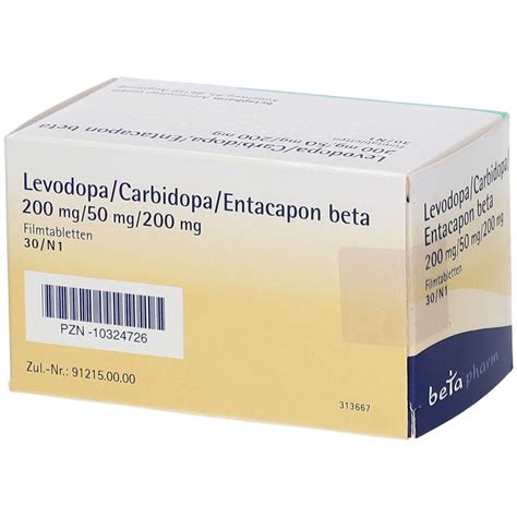 levodopa + carbidopa 200/50 mg