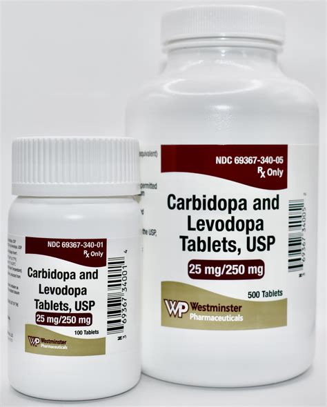 levodopa and carbidopa tablets