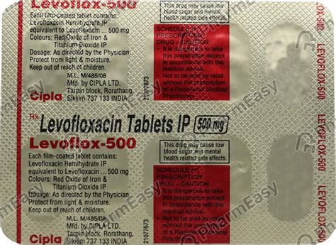 Levofloxacin 500 Uses: Discover the Antibiotic's Treatment Applications