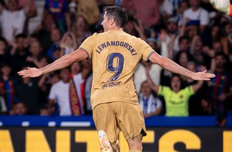 lewandowski goals for barcelona
