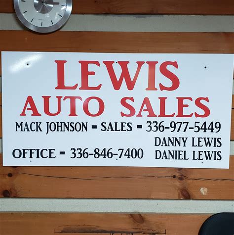 Lewis Auto Sales: Your Trusted Source For Quality Used Cars