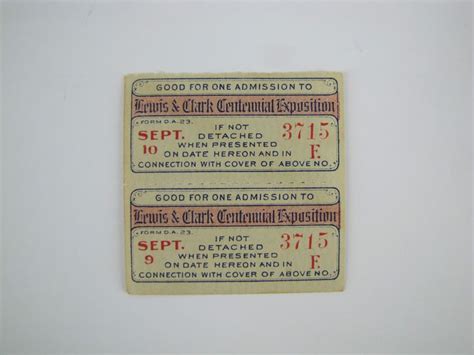 lewis and clark tickets