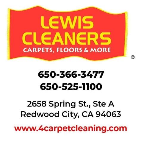 lewis carpet cleaners redwood city ca