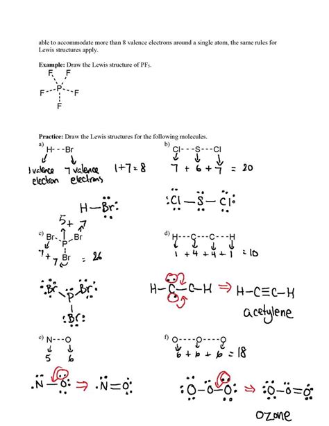 lewis dot diagram questions and answers