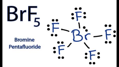 lewis dot structure brf5