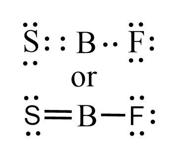 lewis dot structure for bsf