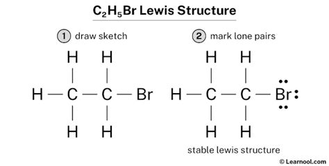 lewis structure for c2h5br