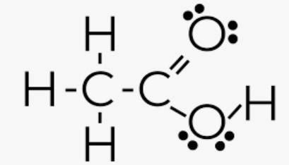 lewis structure for ch3co2h