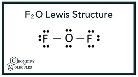 lewis structure for f2o