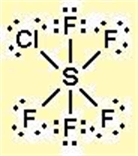 lewis structure for sf5cl