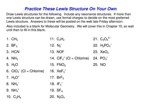 lewis structure worksheet with answers pdf grade 10