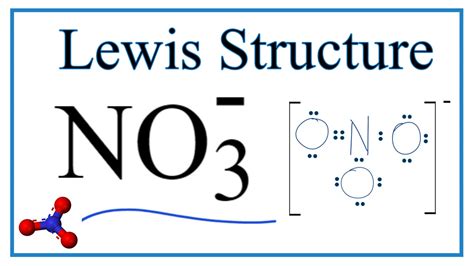 Lewis Structure On Nitrate Ion No3 Youtube