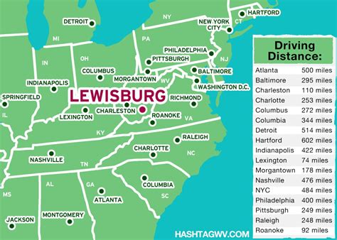 Lewisburg Usa Google Map