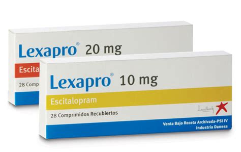 lexapro 20 mg para que sirve