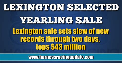 lexington select sale 2022