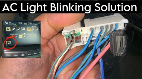 Lexus Ac Blinking Light