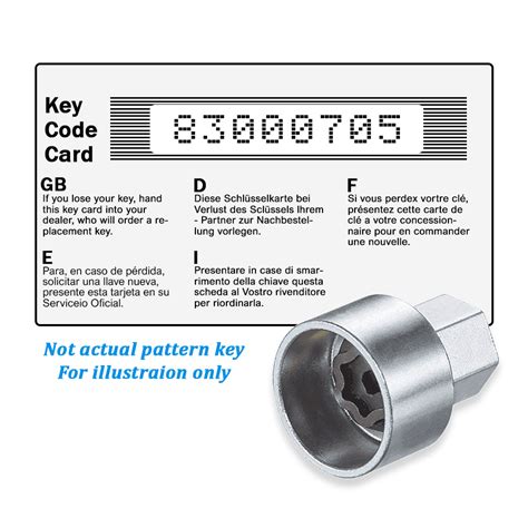 Lexus Ls430 Wheel Lock Key