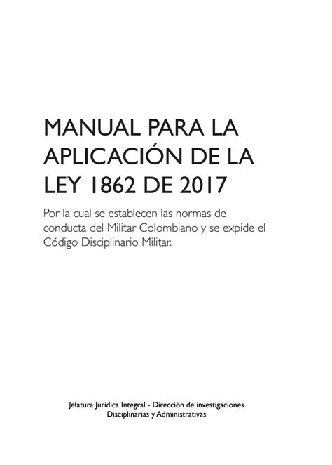 ley 1862 de 2017 en pdf
