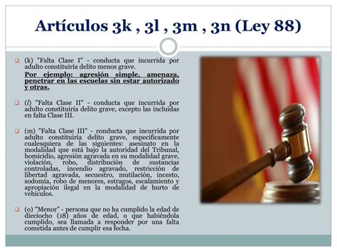 ley 88 de menores de puerto rico