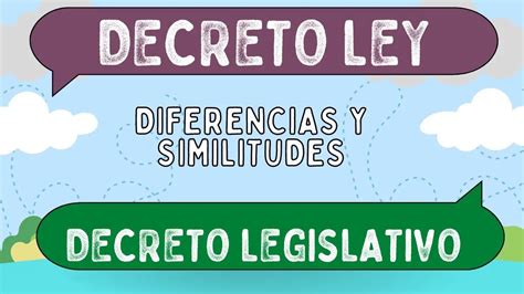 ley decreto legislativo decreto ley