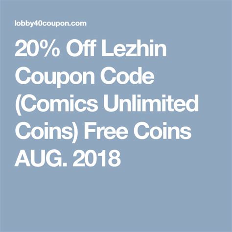 Unlock Amazing Savings With Lezhin Coupon Code!